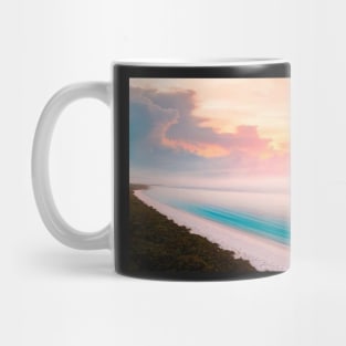 Foamy sea waves Ocean, Adventure, Surfing Mounted Mug